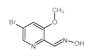 5-Bromo-3-methoxypicolinaldehyde oxime - Chemical structure and product image