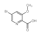 5-Bromo-3-methoxypicolinic acid - Chemical structure and product image