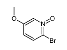2-Bromo-5-methoxypyridine 1-oxide - Chemical structure and product image