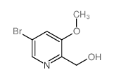 (5-Bromo-3-methoxypyridin-2-yl)methanol - Chemical structure and product image