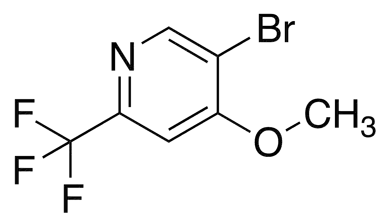 5-Bromo-4-methoxy-2-(trifluoromethyl)pyridine - Chemical structure and product image