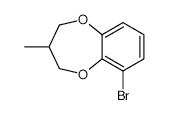 6-Bromo-3-methyl-3,4-dihydro-2H-1,5-benzodioxepine - Chemical structure and product image