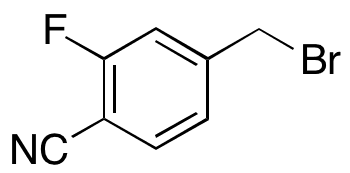 4-(Bromomethyl)-2-fluorobenzonitrile - Chemical structure and product image
