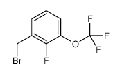1-(Bromomethyl)-2-fluoro-3-(trifluoromethoxy)benzene - Chemical structure and product image
