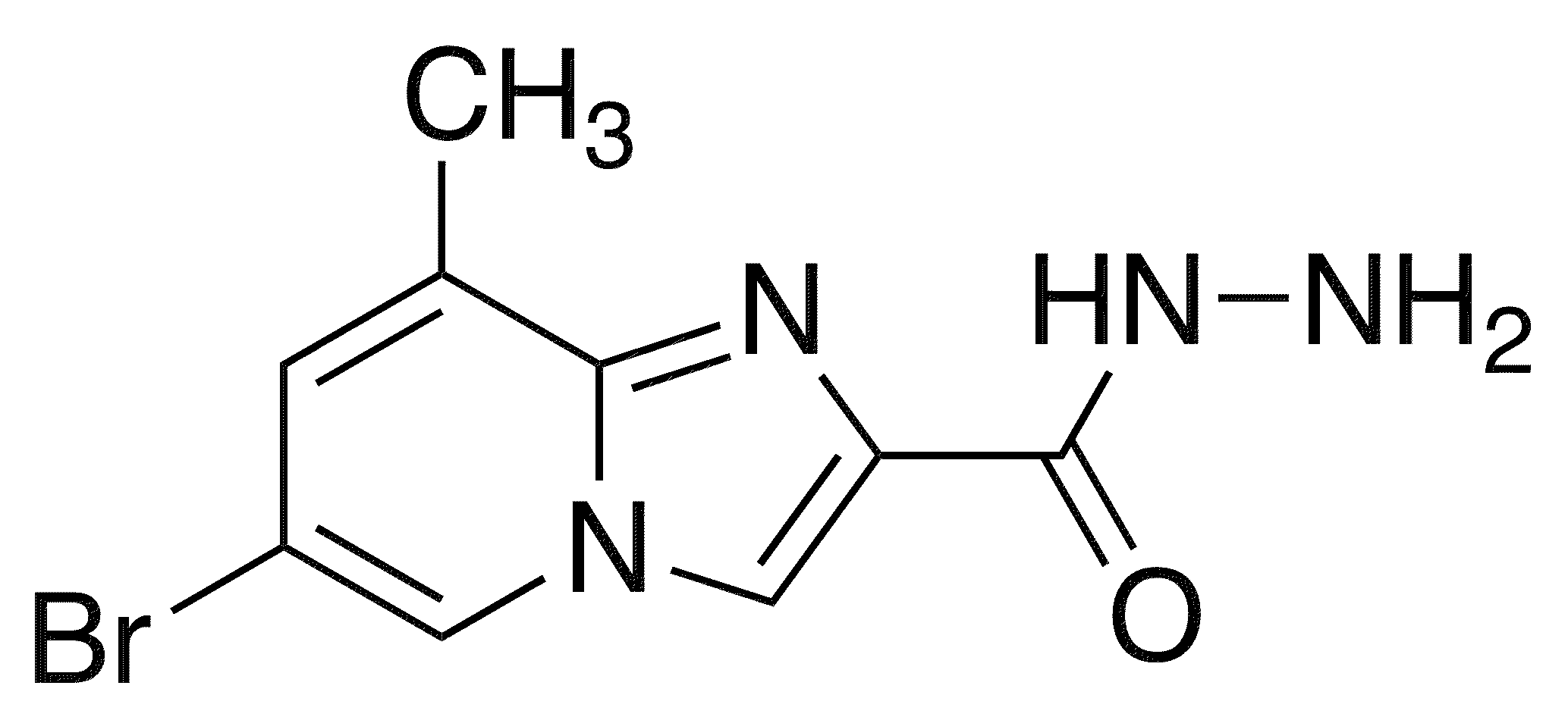 6-Bromo-8-methylimidazo[1,2-a]pyridine-2-carbohydrazide - Chemical structure and product image