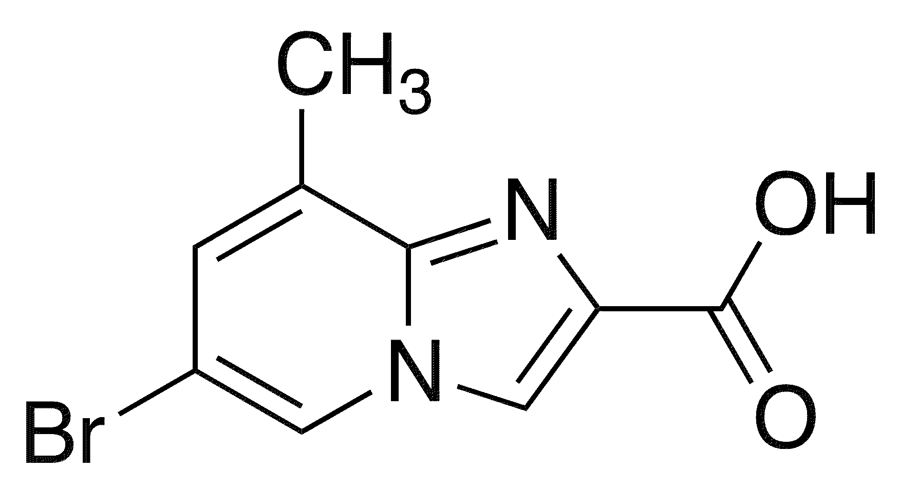 6-Bromo-8-methylimidazo[1,2-a]pyridine-2-carboxylic acid - Chemical structure and product image