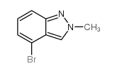 4-Bromo-2-methyl-2H-indazole - Chemical structure and product image