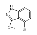 4-Bromo-3-methyl-1H-indazole - Chemical structure and product image