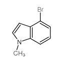 4-Bromo-1-methyl-1H-indole - Chemical structure and product image