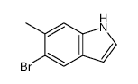 5-Bromo-6-methyl-1H-indole - Chemical structure and product image