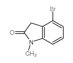 4-Bromo-1-methylindolin-2-one - Chemical structure and product image