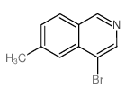 4-Bromo-6-methylisoquinoline - Chemical structure and product image