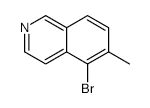 5-Bromo-6-methylisoquinoline - Chemical structure and product image