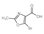 5-Bromo-2-methyloxazole-4-carboxylic acid - Chemical structure and product image