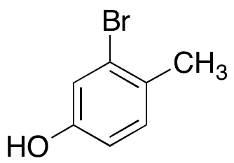 3-Bromo-4-methylphenol - Chemical structure and product image