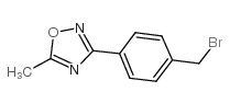 3-[4-(Bromomethyl)phenyl]-5-methyl-1,2,4-oxadiazole - Chemical structure and product image
