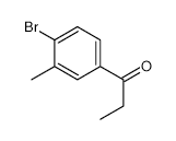 1-(4-Bromo-3-methylphenyl)propan-1-one - Chemical structure and product image