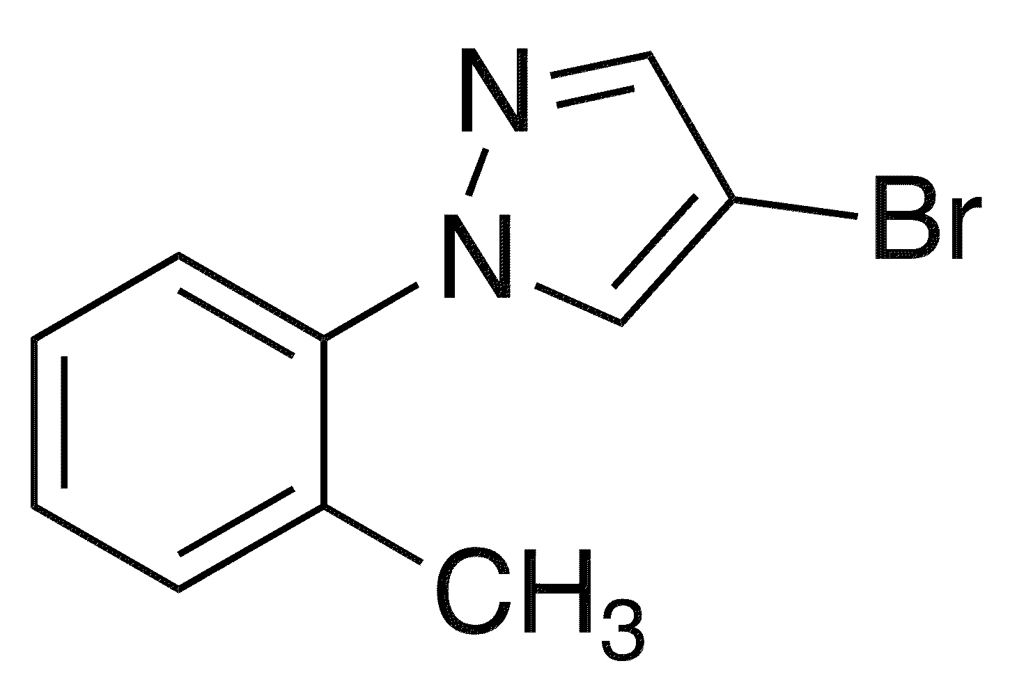 4-Bromo-1-(2-methylphenyl)pyrazole - Chemical structure and product image