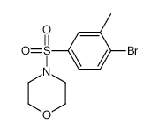 4-(4-Bromo-3-methylphenylsulfonyl)morpholine - Chemical structure and product image