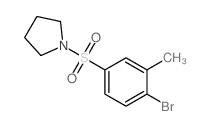 1-(4-Bromo-3-methylphenylsulfonyl)pyrrolidine - Chemical structure and product image