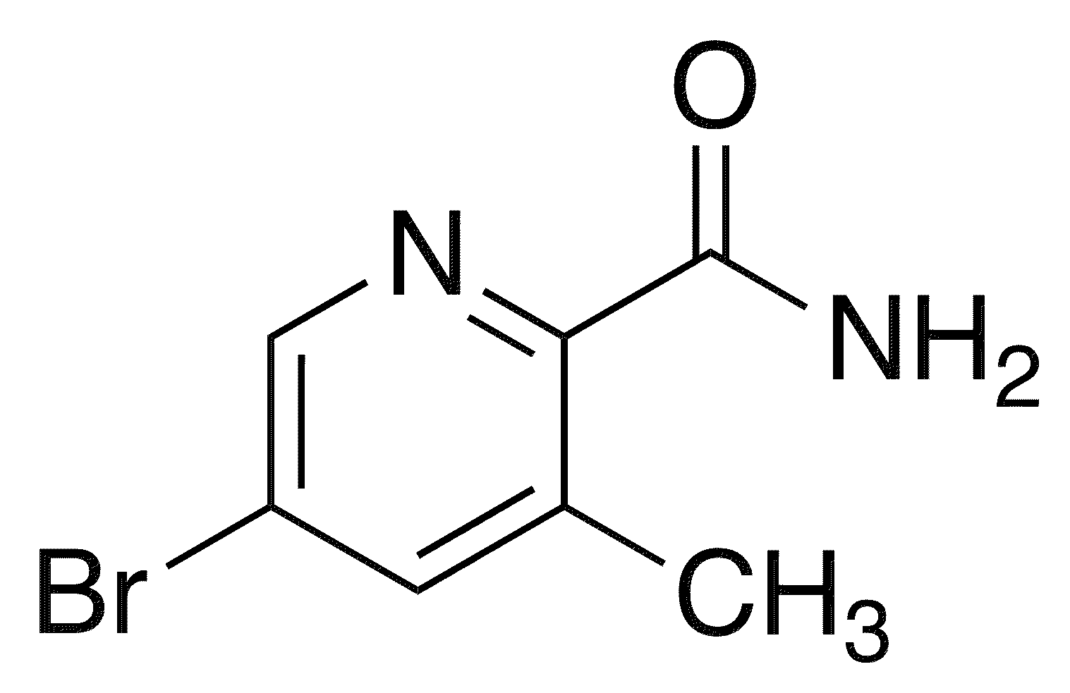 5-Bromo-3-methylpyridine-2-carboxamide - Chemical structure and product image