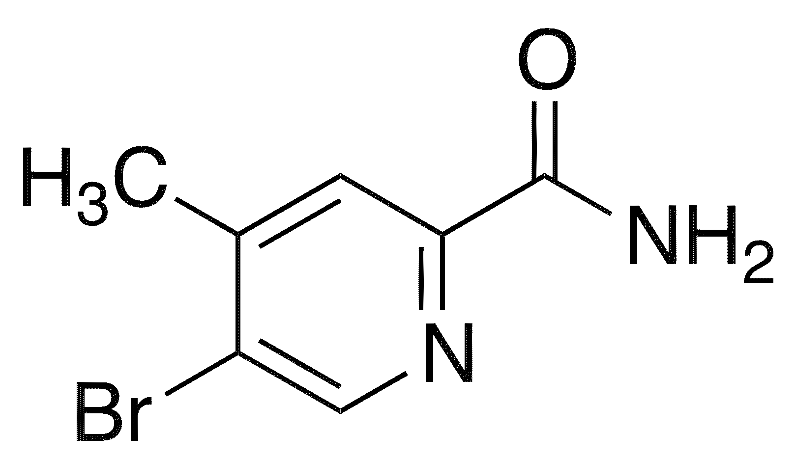 5-Bromo-4-methylpyridine-2-carboxamide - Chemical structure and product image