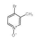 4-Bromo-3-methylpyridine 1-oxide - Chemical structure and product image