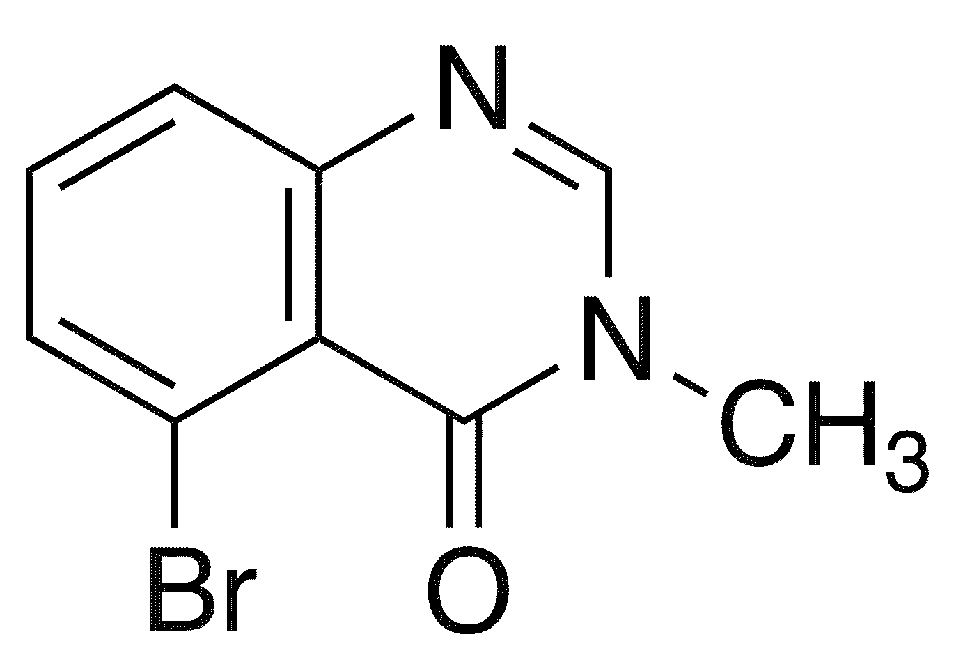 5-Bromo-3-methylquinazolin-4-one - Chemical structure and product image