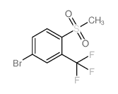 5-Bromo-2-(methylsulfonyl)benzotrifluoride - Chemical structure and product image