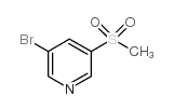 3-Bromo-5-(methylsulfonyl)pyridine - Chemical structure and product image