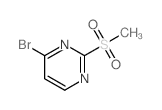 4-Bromo-2-(methylsulfonyl)pyrimidine - Chemical structure and product image