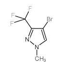 4-Bromo-1-methyl-3-(trifluoromethyl)pyrazole - Chemical structure and product image