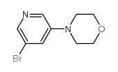 3-Bromo-5-morpholinopyridine - Chemical structure and product image