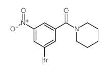 1-(3-Bromo-5-nitrobenzoyl)piperidine - Chemical structure and product image
