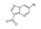 6-Bromo-3-nitropyrazolo[1,5-a]pyrimidine - Chemical structure and product image