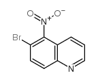6-Bromo-5-nitroquinoline - Chemical structure and product image