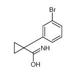 1-(3-Bromophenyl)cyclopropane-1-carboxamide - Chemical structure and product image