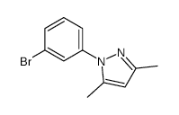1-(3-Bromophenyl)-3,5-dimethylpyrazole - Chemical structure and product image