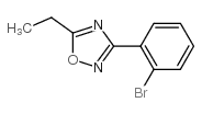 3-(2-Bromophenyl)-5-ethyl-1,2,4-oxadiazole - Chemical structure and product image