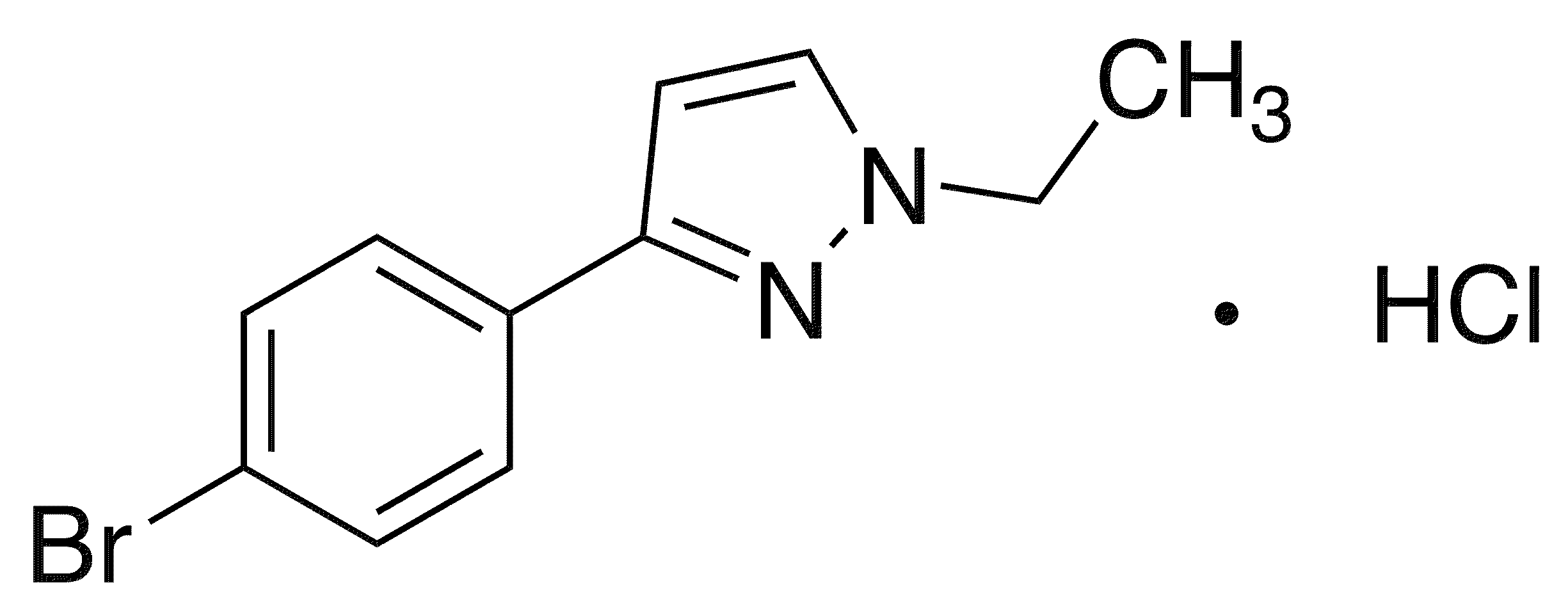 3-(4-Bromophenyl)-1-ethyl-1H-pyrazole hydrochloride - Chemical structure and product image