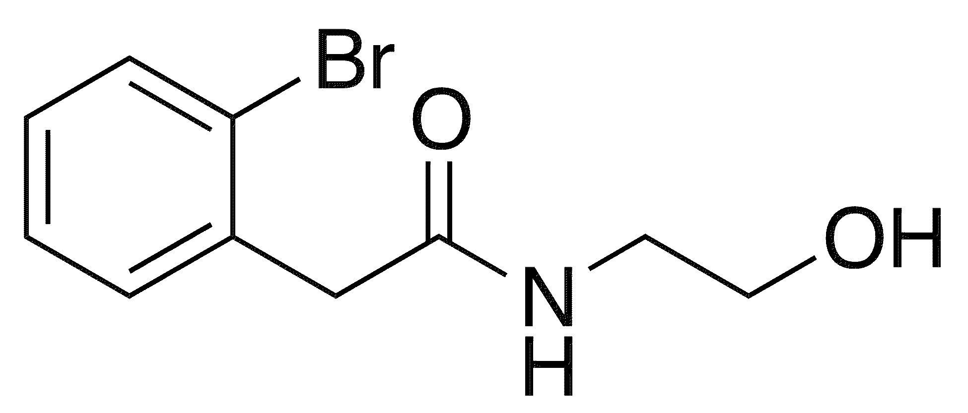 2-(2-Bromophenyl)-N-(2-hydroxyethyl)acetamide - Chemical structure and product image