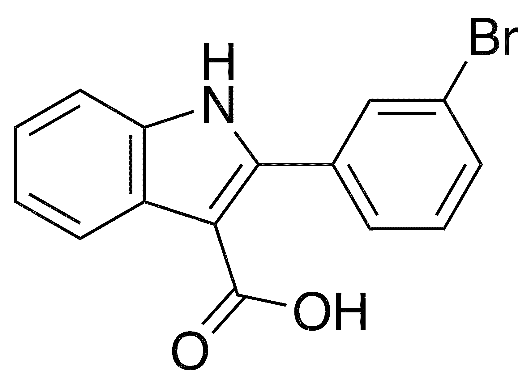 2-(3-Bromophenyl)-1h-indole-3-carboxylic acid - Chemical structure and product image