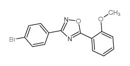 3-(4-Bromophenyl)-5-(2-methoxyphenyl)-1,2,4-oxadiazole - Chemical structure and product image