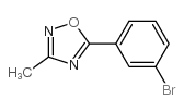 5-(3-Bromophenyl)-3-methyl-1,2,4-oxadiazole - Chemical structure and product image
