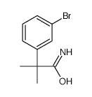 2-(3-Bromophenyl)-2-methylpropanamide - Chemical structure and product image