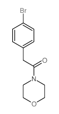 2-(4-Bromophenyl)-1-morpholinoethanone - Chemical structure and product image