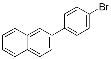 2-(4-Bromophenyl)naphthalene - Chemical structure and product image