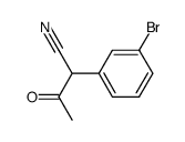 2-(3-Bromophenyl)-3-oxobutanenitrile - Chemical structure and product image