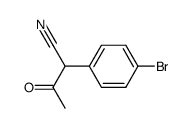 2-(4-Bromophenyl)-3-oxobutanenitrile - Chemical structure and product image