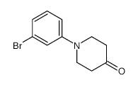 1-(3-Bromophenyl)piperidin-4-one - Chemical structure and product image